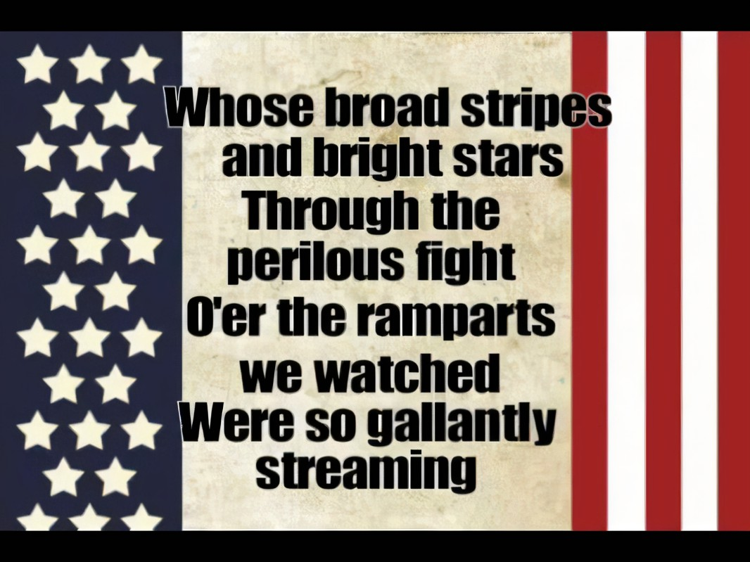 Star Spangled Banner lyrics